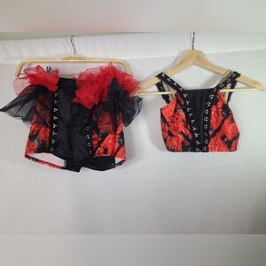 Creations by Cicci competitive dance 2 peice outfit- Kids large